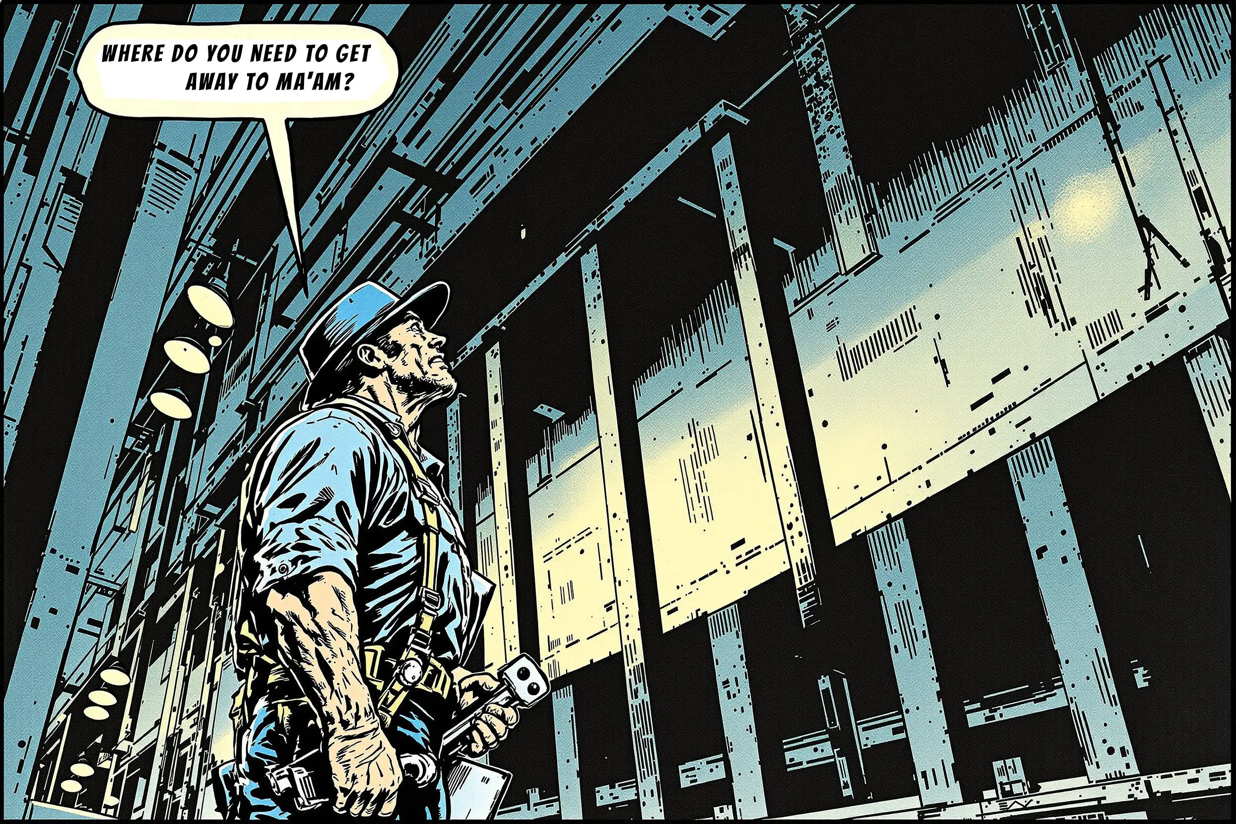 Where do you need to get away to